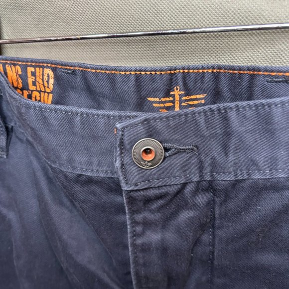 Black Denim Pants 36X32 Straight Leg - Picture 5 of 8
